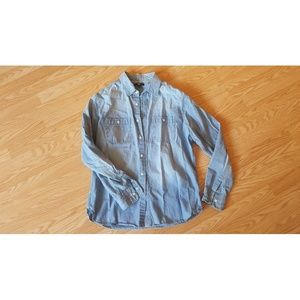Mens Uniqlo Chambray Shirt